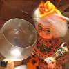 Grandma with Empty Wine Glass