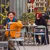 Street Cafe Laughter